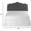 Safavieh Mercer Collection Skyler Grey Silver Nailhead Headboard (King)(Gray)