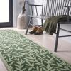 Martha Stewart x SAFAVIEH Area Rug Collection – 5′ x 8′, Grey & Ivory, Handmade Wool, Ideal for Living Room, Bedroom, Office, Dining Space (MSR3527F)(Green)