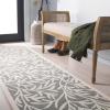 Martha Stewart x SAFAVIEH Area Rug Collection – 5′ x 8′, Grey & Ivory, Handmade Wool, Ideal for Living Room, Bedroom, Office, Dining Space (MSR3527F)(Grey/Ivory)