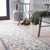 Martha Stewart x SAFAVIEH Area Rug Collection – 5′ x 8′, Grey & Ivory, Handmade Wool, Ideal for Living Room, Bedroom, Office, Dining Space (MSR3527F)(Ivory/Blue)