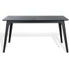 SAFAVIEH Couture Collection – Madina Walnut Rectangle Wood Dining Table, Mid-Century Modern Design, Seats up to 6 (SFV6707A)(Black)