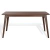 SAFAVIEH Couture Collection – Madina Walnut Rectangle Wood Dining Table, Mid-Century Modern Design, Seats up to 6 (SFV6707A)(Walnut)