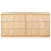 SAFAVIEH Couture Collection Deziree Natural 6-Drawer Dresser (Fully Assembled)(Natural)