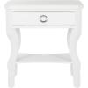 SAFAVIEH FOX6275D Night Stand, 0, Navy(White)
