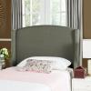 SAFAVIEH Headboard Collection Austin Headboard, Queen, Light Grey(Gray)