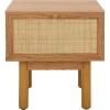 SAFAVIEH Home Collection Aino Oak 1-Drawer Nightstand(Oak/Natural)