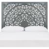 SAFAVIEH Home Collection Remedy Boho Grey Walnut Full Size Headboard(Grey Walnut)