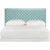 SAFAVIEH Home Collection Sydney Blue/White Queen Size Headboard(Blue/White)
