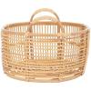 SAFAVIEH Home Collection Tyra Natural Rattan Basket (Fully Assembled)