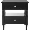 SAFAVIEH Jenson Night Stand, 0, Black(Black)