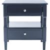 SAFAVIEH Jenson Night Stand, 0, Black(Navy)