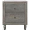 Safavieh American Homes Collection Blaise Steel Teal Accent Table(Ash Grey)