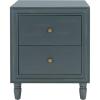 Safavieh American Homes Collection Blaise Steel Teal Accent Table(Dark Teal)