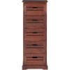 Safavieh American Homes Collection Sarina Cherry 5-Drawer Cabinet(Dark Cherry)