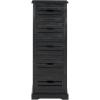 Safavieh American Homes Collection Sarina Cherry 5-Drawer Cabinet(Distressed Black)