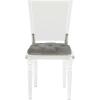 Safavieh Couture Home Ella Clear Acrylic and Grey Velvet Dining Chair