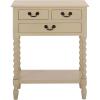 Safavieh Home Collection Athena Black 3-Drawer Console Table(Sand)