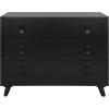 Safavieh Home Collection Blaize Black 3-Drawer Nightstand Dresser Chest(Black)