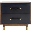 Safavieh Home Collection NST6402 1, Walnut/White(Walnut/Black)