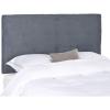 Safavieh Martin Grey Velvet Upholstered Tufted Headboard (Queen)(Gray)