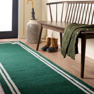 Martha Stewart SAFAVIEH x Collection Area Rug – 5′ x 8′, Light Grey & Ivory, Handmade Wool, Ideal for Living Room, Bedroom, Dining Space (MSR4626F)(Green/Ivory)