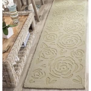 Martha Stewart x SAFAVIEH Area Rug Collection – 4′ x 6′, Saguaro, Handmade Wool, Ideal for Living Room, Foyer, Bedroom, Accent Space (MSR4618D)(Saguaro)