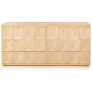 SAFAVIEH Couture Collection Deziree Natural 6-Drawer Dresser (Fully Assembled)(Natural)
