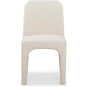 SAFAVIEH Couture Collection Maricelle White Boucle/Black Dining Chair Set of 2 (Fully Assembled)(Tan)