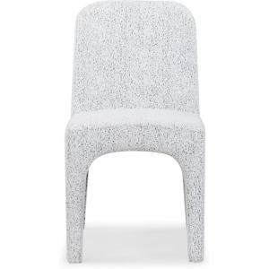 SAFAVIEH Couture Collection Maricelle White Boucle/Black Dining Chair Set of 2 (Fully Assembled)(White/Black)