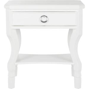 SAFAVIEH FOX6275D Night Stand, 0, Navy(White)