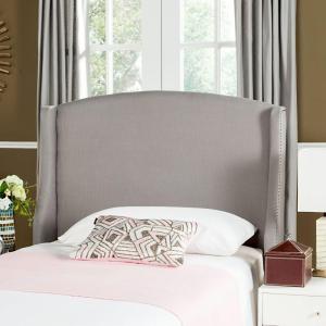 SAFAVIEH Headboard Collection Austin Headboard, Queen, Light Grey(Light Grey)