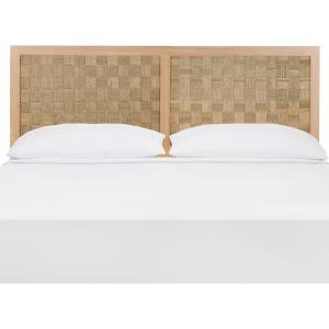 SAFAVIEH Home Collection Halvor Rattan Queen Size Headboard Light Brown Frame & Natural Brown(Light Natural)