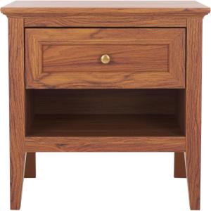 SAFAVIEH Home Collection Sondra Distressed Black/Gold 2-Drawer Nightstand(Walnut/Gold)
