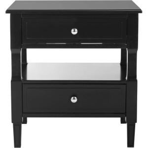 SAFAVIEH Jenson Night Stand, 0, Black(Black)