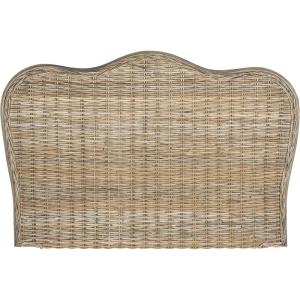 Safavieh Home Collection Imelda White Washed Headboard (Queen)(Gray)