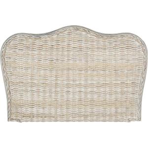 Safavieh Home Collection Imelda White Washed Headboard (Queen)(White Washed)