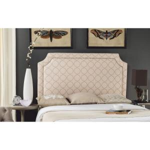 Safavieh Mercer Collection Shayne Yellow Wheat Pale Blue Headboard (Queen)(Pink/Beige)