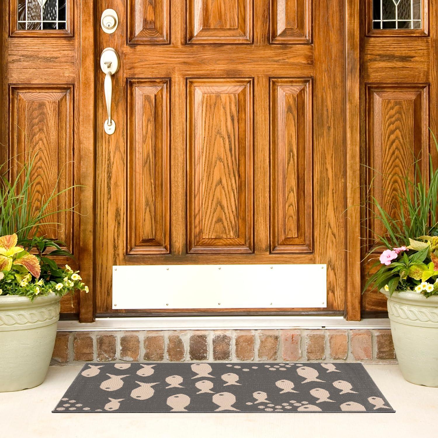 image:imageSAFAVIEH Washable Rug Outdoor Courtyard Collection 2 x 37 Aqua Blue amp Beige NonShedding amp Easy Cleaning Ideal for Patio Front Door Entryway Doormat CY6012223Dark GreyBeige