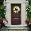 SAFAVIEH Home Collection Faux Artificial 28-inch Hydrangea & Magnolia Decorative Wreath