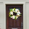 SAFAVIEH Home Collection Faux Artificial 28-inch Hydrangea & Magnolia Decorative Wreath