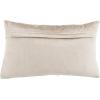 SAFAVIEH Sydnee Snowflake Throw Pillow, 12″x22″, Beige/Gold(Beige / Gold)