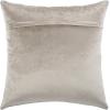 SAFAVIEH Sydnee Snowflake Throw Pillow, 12″x22″, Beige/Gold(Beige / Silver)