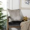 SAFAVIEH Sydnee Snowflake Throw Pillow, 12″x22″, Beige/Gold(Beige / Silver)