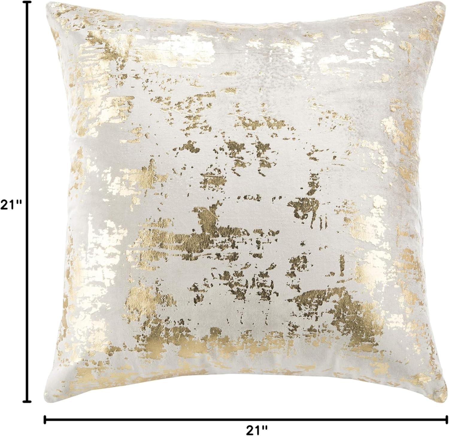 image:imageEdmee Metallic PillowBeige Gold