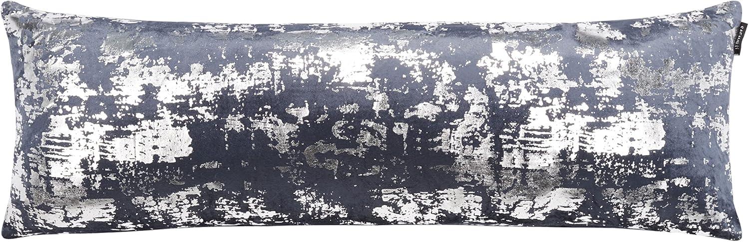 image:imageEdmee Metallic PillowBlueSilver