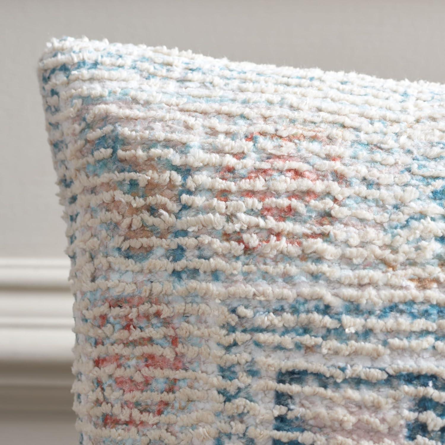 image:imageSAFAVIEH Cruz Pillow 180in x 180in x 50in Teal