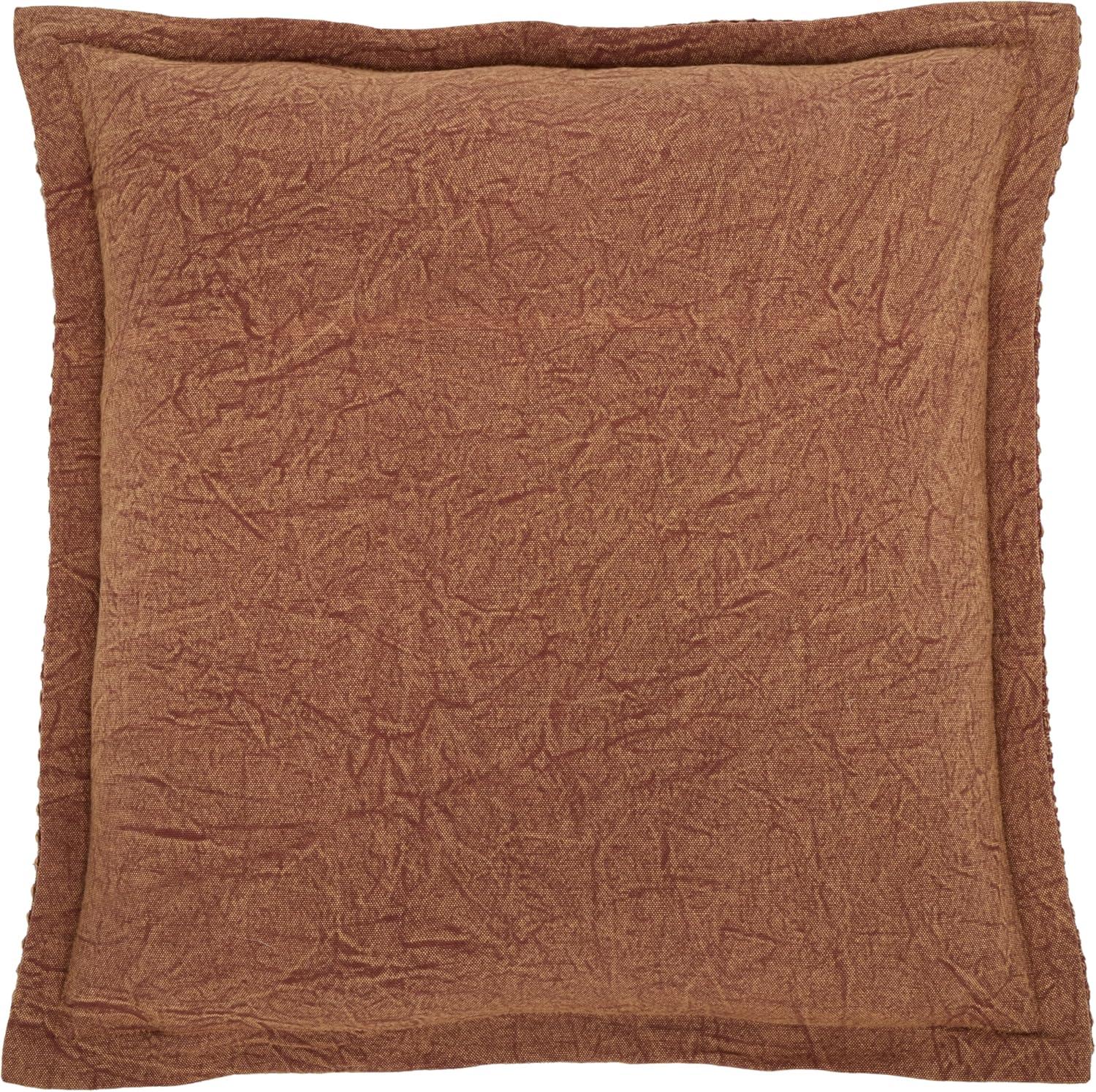 image:imageSAFAVIEH Demi 18 X 18 Ivory Cotton Throw PillowRust