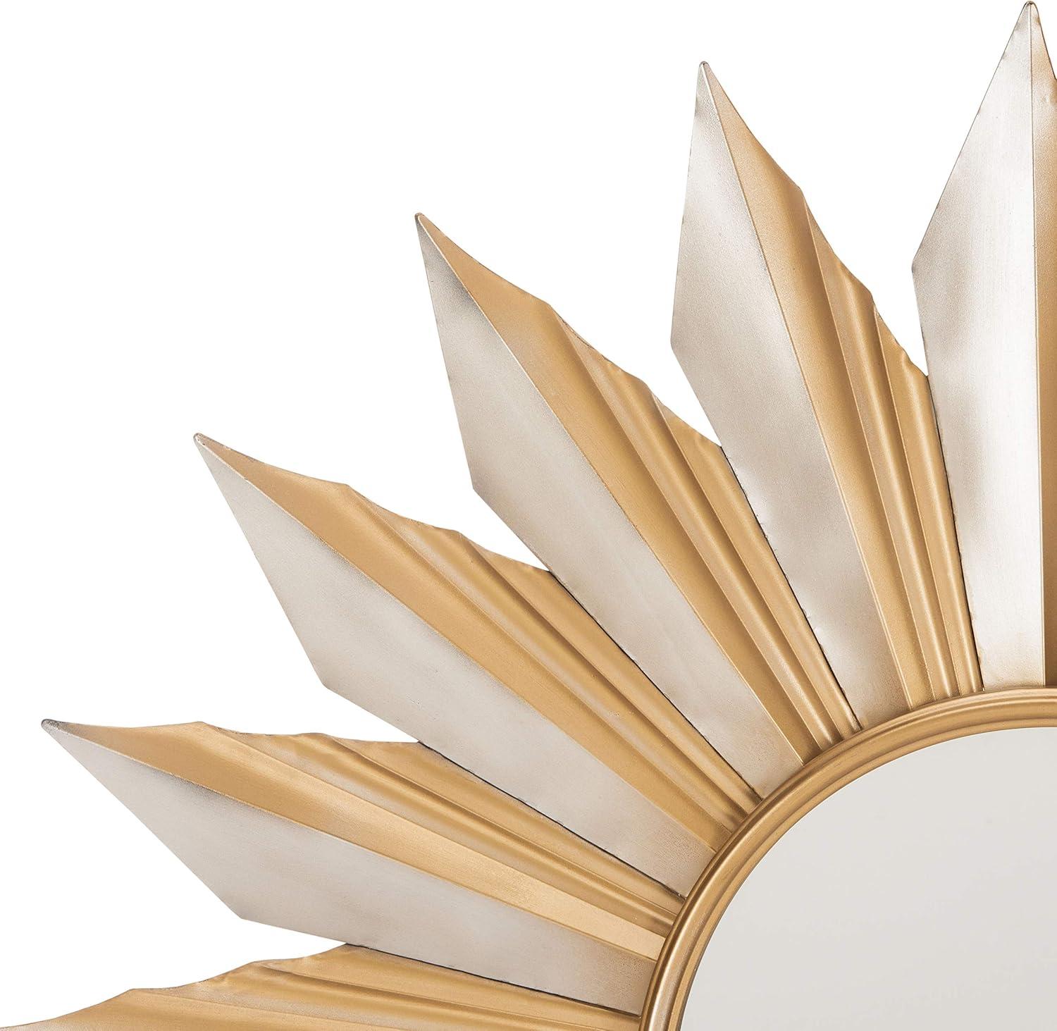 image:imageSAFAVIEH Home Bianca Gold Sunburst 41inch Decorative Accent Mirror