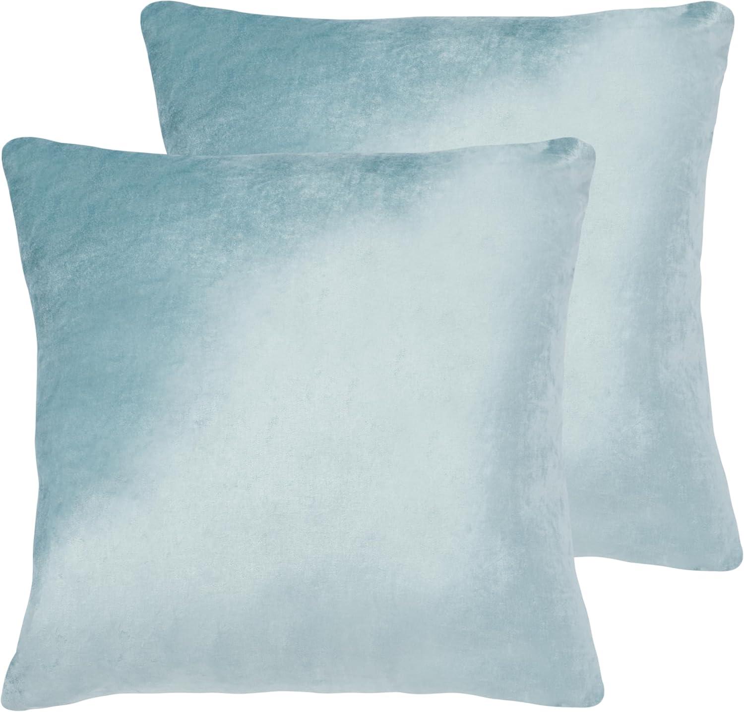 image:imageSAFAVIEH Home Collection Davina Purple Viscose 18inch Square Set of 2 with Insert Pillow 18 x 18Aqua