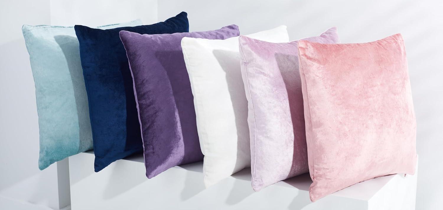 image:imageSAFAVIEH Home Collection Davina Purple Viscose 18inch Square Set of 2 with Insert Pillow 18 x 18Navy